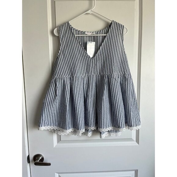 Ces Femme Tops - Striped Tank Top
